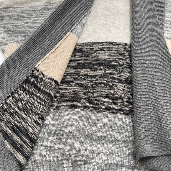 Nordstrom Collection 100% Cashmere Open Cardigan Sweater Grey Size S/M - Picture 11 of 14